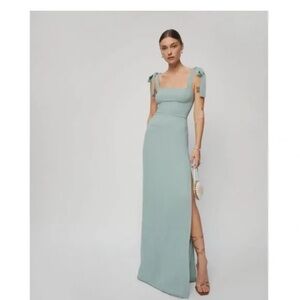 Sage Reformation Dress